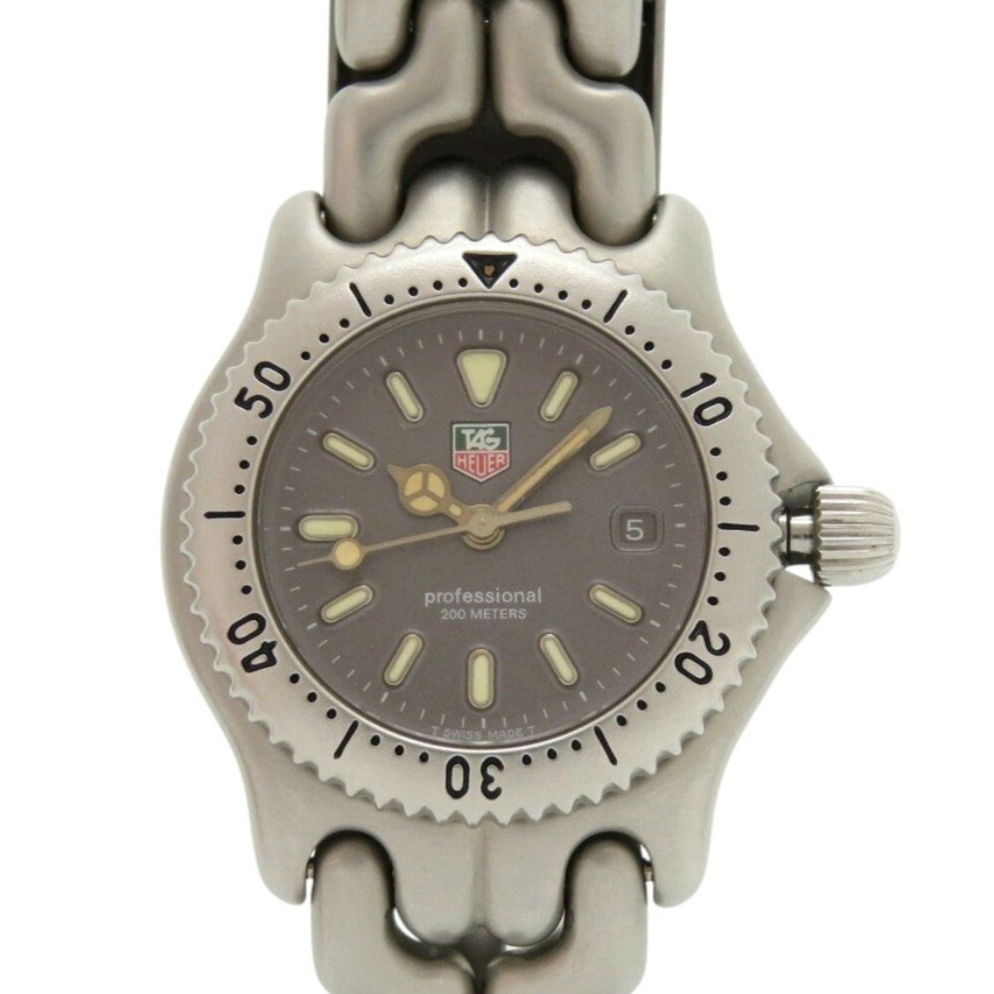 TAG HEUER S95.215 Professional Cell Series Stainless Steel/SSxGP Ladies HEUER TAG Heuer Professional 200m S95.213 Stainless Steel & Gold 34mm main image 2