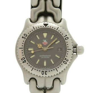 Pre-Owned TAG Heuer Sel S99.008M Stainless Steel Cream Quartz
