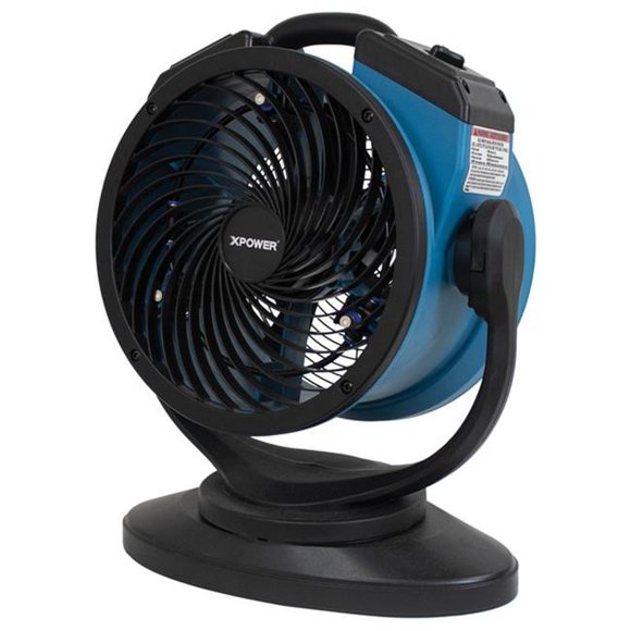 Xpower Multipurpose Oscillating Portable 3-Speed Outdoor-Cooling Misting Fan & Air Circulator