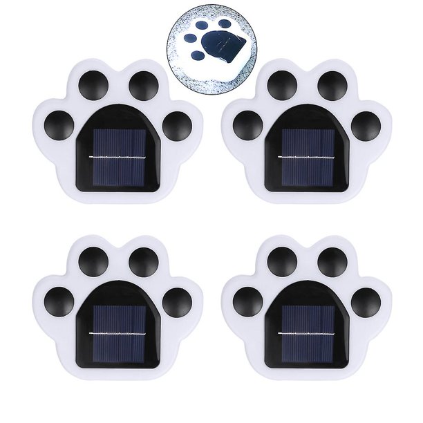 Carrot Luz Led Solar con forma de pata de oso para exteriores, lámpara subterránea impermeable para jardín, decoración, 4 Uds.