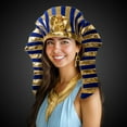 thumbnail image 3 of Windy City Novelties - Gold and Blue Egyptian Pharaoh Hat, 3 of 3