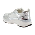 thumbnail image 3 of Naturalizer Zoie Women's Fashion Sneakers White Mesh/Silver Leather Size 7.5 W, 3 of 8