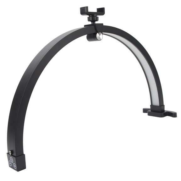Luz de Relleno de Escrito de Ahorro de Energía de 20 W, 3200-5600 K sen parpadeo, Luz Suave, panel Tácido, desenado Plegable, Soporte para Teléfono Móvil, Párrica Perfesionalas
