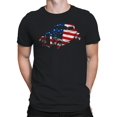 thumbnail image 2 of Patriotic American Hot Rod Design Men's T-shirt, 2 of 3