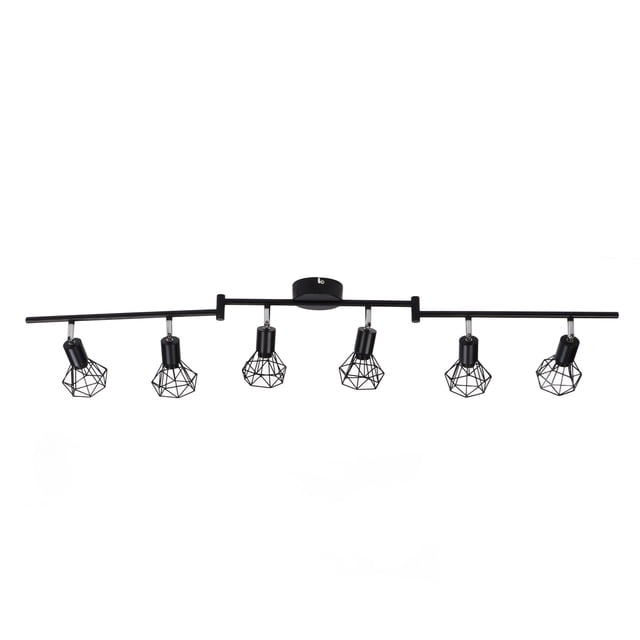 Éclairage de Plafond, Rail Lumineux E14 3 Sections Pliables pour Bureau