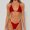Red, variant on Women's 23 New Fashion With Bra Pad No Steel Quick Drying Single Wearing Floral Bikini Swimsuit Women's Split Swimsuit Split Suit Push Up Relaxing Bathing Suits