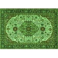 thumbnail image 1 of Ahgly Company Indoor Rectangle Medallion Green Traditional Area Rugs, 3' x 5', 1 of 1