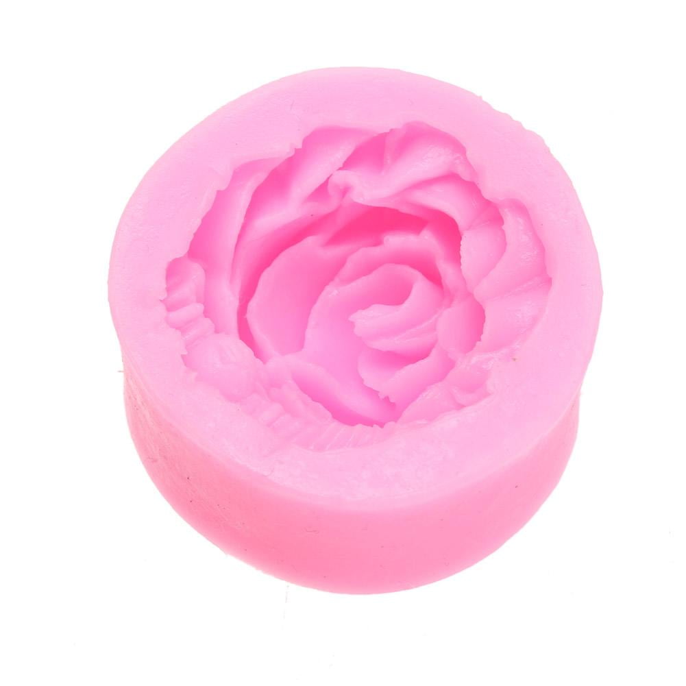 HonHaione Big Rose Die Mold Bake Cake DIY Production Tool Silica Gel