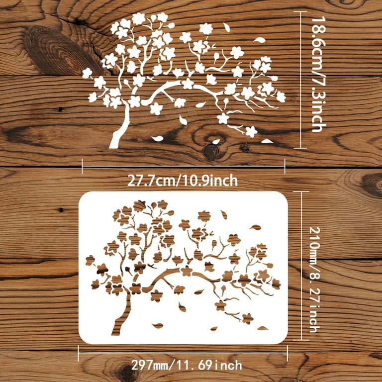 1pc Cherry Blossom Tree Stencil Large Flower Cherry Painting Stencils Plastic Reusable Tree Branches Cherry Floral Stencils Drawing Template - Walmart.com 1pc-cherry-blossom-tree-stencil-large-flower-cherry-painting-stencils-plastic-reusable-tree-branches-cherry-floral-stencils-drawing-template-walmart-com