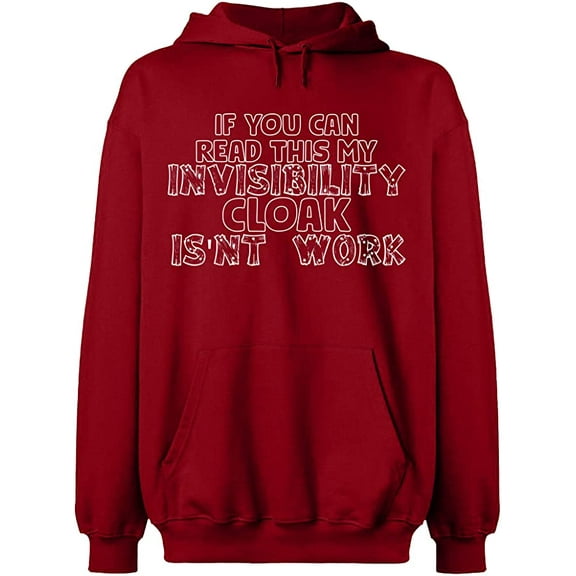 Unisex Hoodie Sweatshirt, If You Can Read This, Slim Fit, Long Sleeve Sweater - Antiquee Cherry Small