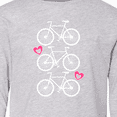thumbnail image 4 of Inktastic Biking Gifts Bicycle Silhouette Long Sleeve Youth T-Shirt, 4 of 5