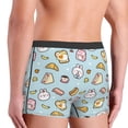 thumbnail image 3 of Uemuo Rabbit Burger Coffee Pattern Men's Boxer Briefs,Trunk Anti-Chafing,Comfortable, Durable, and Stylish Underwear-X-Large, 3 of 9
