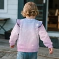 thumbnail image 4 of Yuyamidu Axolotl Sweatshirt Toddler Girl 3T 4T Ruffle Shoulder Long Sleeve Top Lightweight Soft Crewneck Pullover Sweatshirts Casual Fall Clothes for School Everyday Wear, 4 of 8