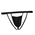 thumbnail image 1 of Aqestyerly String Homme Dos Ouvert Aguichant Double String Transparent Lifting Fesses Maille Taille Basse String Décontracté pour l'Été, 1 of 7