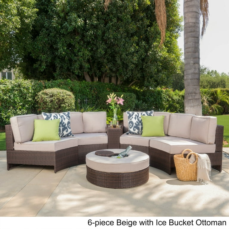Christopher Knight Home Madras Zanzibar Outdoor 4 Seater Wicker