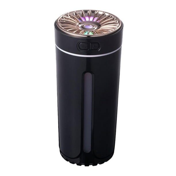 Mini humidificadores ultrasónicos de taza de nieb fresca pequeña con Negro Zulema humidificadores para dormitorio