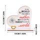 thumbnail image 5 of Fiudx Adorno de Madera para El Día de La Madre, Hermosa Decoración Hecha a Mano, Material Ecológico, para Uso Interior y Exterior, Perfecto para Sala de Estar o Fiesta, Regalo para Mamá, Tamaño 19 X, 5 of 7