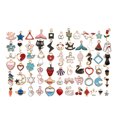 thumbnail image 1 of 100PCS Dripping Oil Alloy Mini Pendants Bracelet Accessories DIY Jewelry Decor Exquisite Pendants, 1 of 7