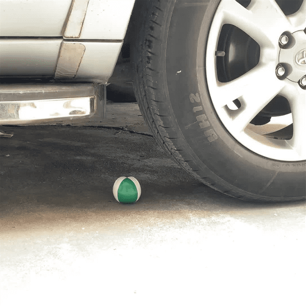Balle à lancer à la main en PU, caoutchouc souple et élastique