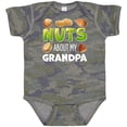 thumbnail image 3 of Inktastic Nuts About My Grandpa Peanut, Almond, Pistachio Boys or Girls Baby Bodysuit, 3 of 5