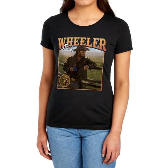 Yellowstone Coffee with Rip Wheeler Women's T Shirt, Black, 2X-Large