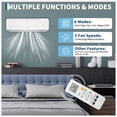 thumbnail image 4 of 12000 BTU Mini Split Air Conditioner,19 SEER2 Ductless Inverter AC w/ 115V, Cool Up to 750 Sq. Ft with Heat Pump System,Ultra Quiet, Installation Kit, 4 of 8