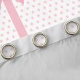 thumbnail image 4 of Feelyou Initial I Letter Black Out Curtains, Pink Bowknot Curtains Pack of 2 (42x63 Each), 4 of 6