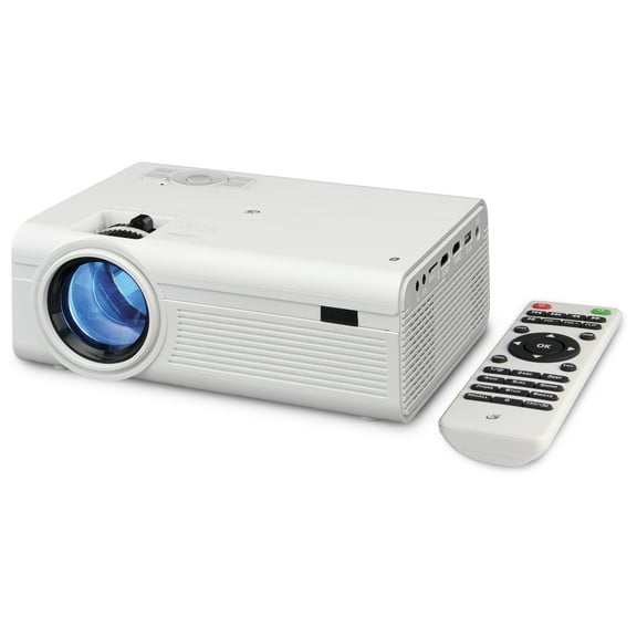 GPX 1080p USB Mini Projector in White, PJ308W