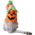 thumbnail image 5 of Pet Pumpkin Costume for Cats and Small Dogs Party Halloween Cosplay Free Size Pet Clothing Pet Halloween Pumpkin Festival Dress Up, 5 of 5