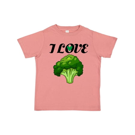 

Inktastic I Love Broccoli Gift Toddler Boy or Toddler Girl T-Shirt