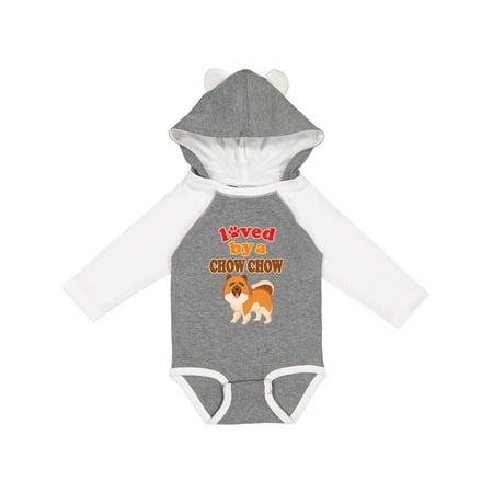 

Inktastic Chow Chow Dog Lover Gifts Gift Baby Boy or Baby Girl Long Sleeve Bodysuit