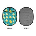 thumbnail image 2 of Rocae Lemon Blue for Silicone Pot Holders, Oven Mitts Heat Resistant Hot Pads with Pockets,Non-Slip Bbq Baking Smoking Potholders ,7.5"x9.4", 2 of 7