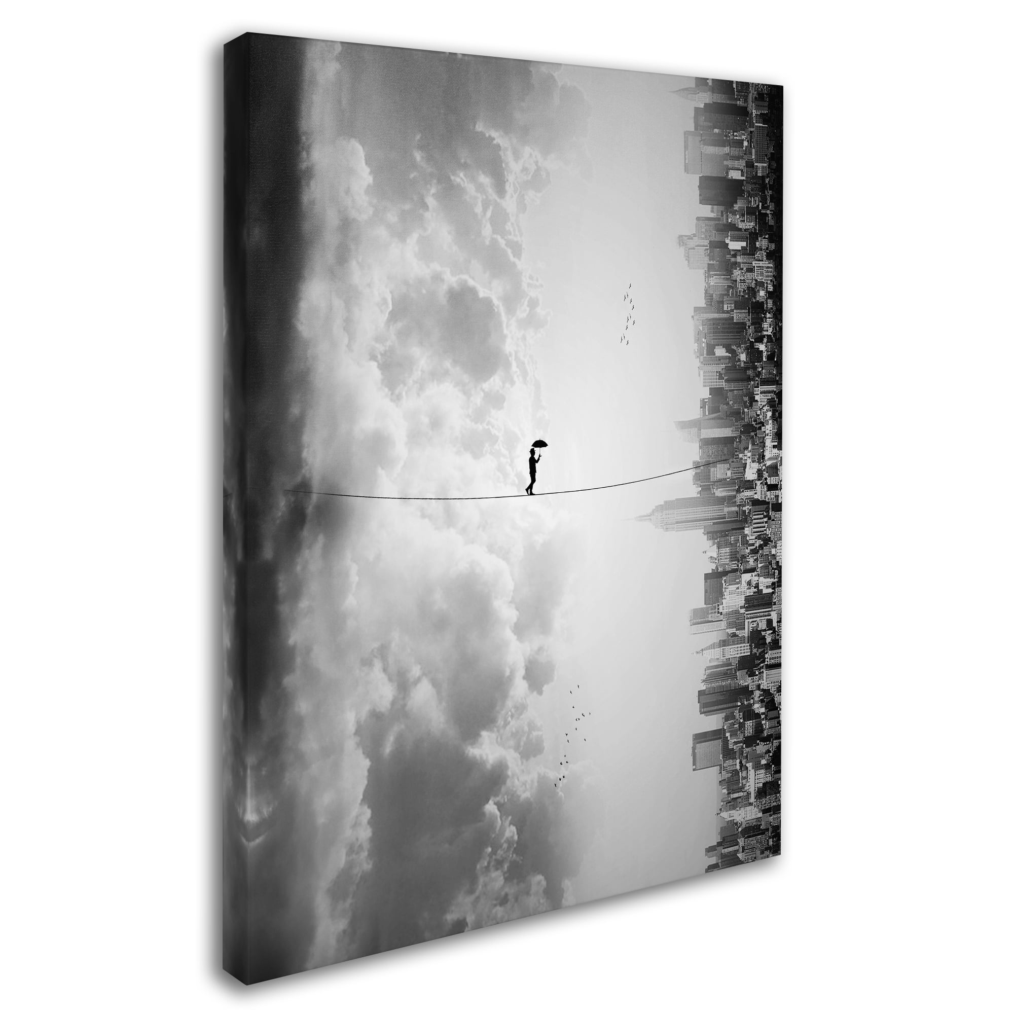 Ivan Marlianto 'Crossing' Canvas Art