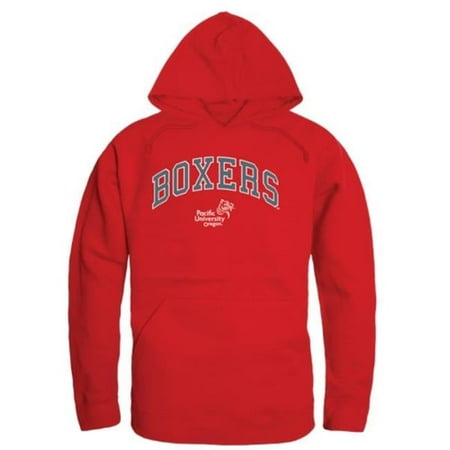 W Republic 540-567-RED-04 Pacific University Boxers Campus Hoodie  Red - Extra Large