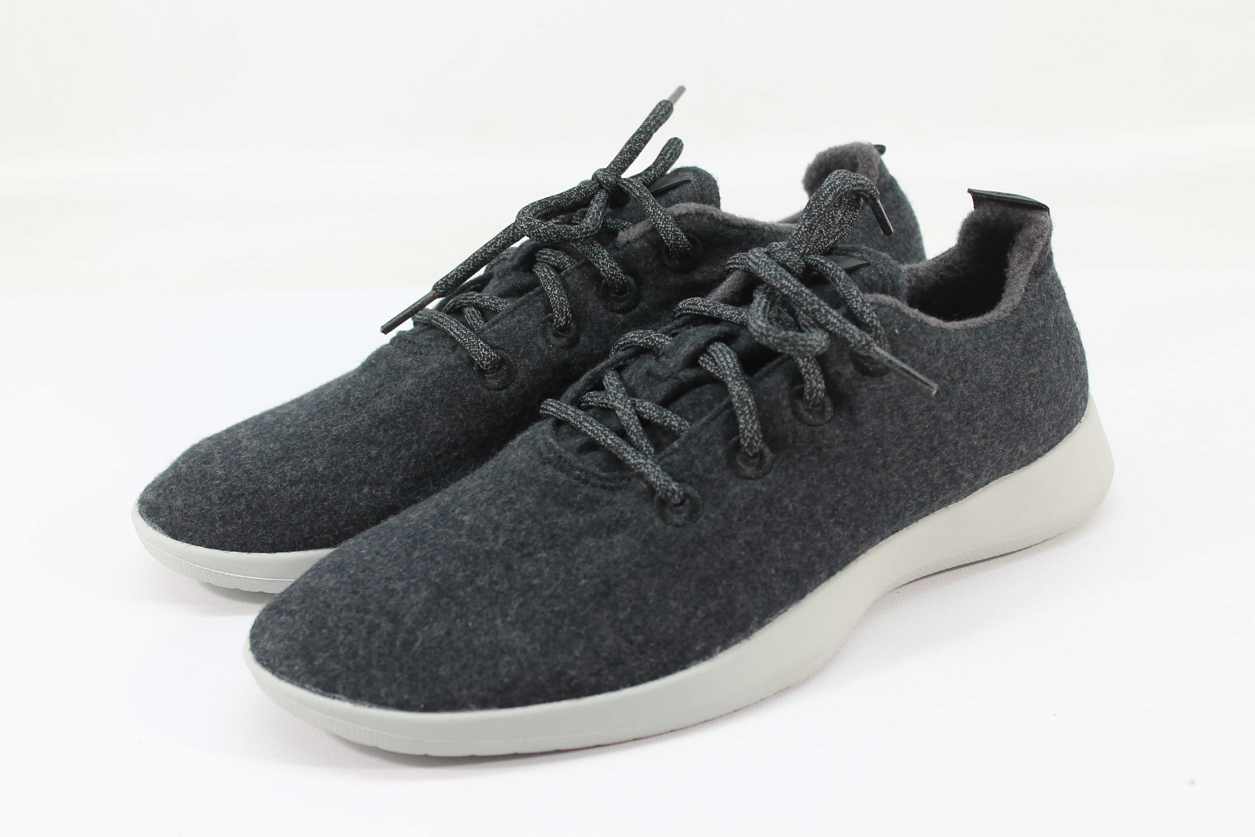 Allbirds Men's Wool Runners Natural Black/Grey Sole Comfort Shoes NW/OB 