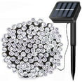 thumbnail image 1 of Guirnalda de luces solares para exteriores FloreceBien, guirnalda de luces solares LED FANSIR de 22 m y 200 LED, guirnalda de luces solares para exteriores, resistente a la intemperie, con 8 modos de, 1 of 8