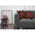thumbnail image 3 of Ambesonne Abstract Throw Pillow Cover 2 Pack, Digital Swirls Floral, 18", Orange, 3 of 7