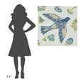 thumbnail image 4 of Global Gallery Daphne Brissonnet 'Nordic Woodcut Bird IVF' Canvas Wall Art, 4 of 4