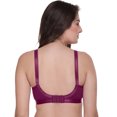 thumbnail image 2 of Sona Women's Perfecto Cotton Full Coverage Plus Size Non-Padded Wirefree Everyday Bra(36C_Purple), 2 of 2