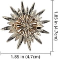 thumbnail image 5 of Crystal Geometry Flower Brooch with Simulated Pearl Bouquet Jewelry Accessory for Women, 5 of 5
