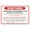 Warning Sign 1, variant on Visitors Biosecurity Management Plan Qld Sign - 12×8 Inches, Reflective Aluminum Metal Warning Signage with Symbol, Indoor Outdoor Use