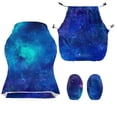 thumbnail image 4 of Whosucclay Galaxy Print Gaming Chair Covers with Armrest Covers Office Computer Game Chair Slipcovers Universal Chairs Cover for Reclining Racing Gaming Chairs, 4 of 8