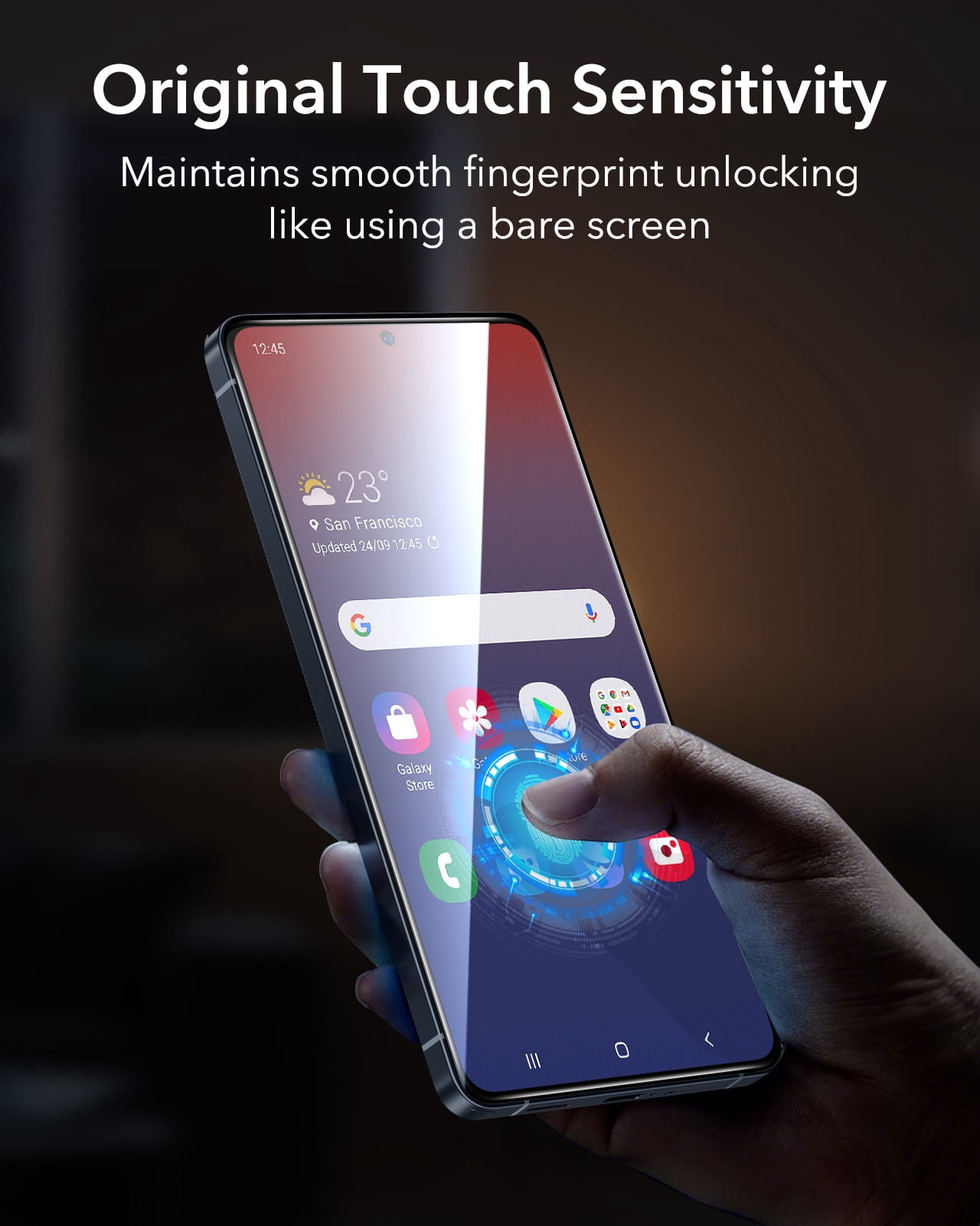 ESR Accessory Glass by Corning™ 3 Pack 9H+ Glass Compatible with Samsung Galaxy S26 Ultra Screen Protector, Anti-Reflective Coating, Military-Grade Protection, Shatterproof & Durable, UltraFit Tray