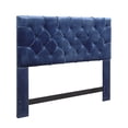 thumbnail image 2 of Chic Home Emer Headboard Velvet Upholstered Diamond Button Tufted, 2 of 3
