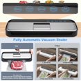 thumbnail image 6 of 85KPa Vacuum Sealer Machine, One- Automatic  Sealer with 15 Bags, Dry/Moist/Seal/Manual/External Vac, 7MM Heating wire, Compact Easy-Clean for  Storage and Sous Vide, 6 of 6