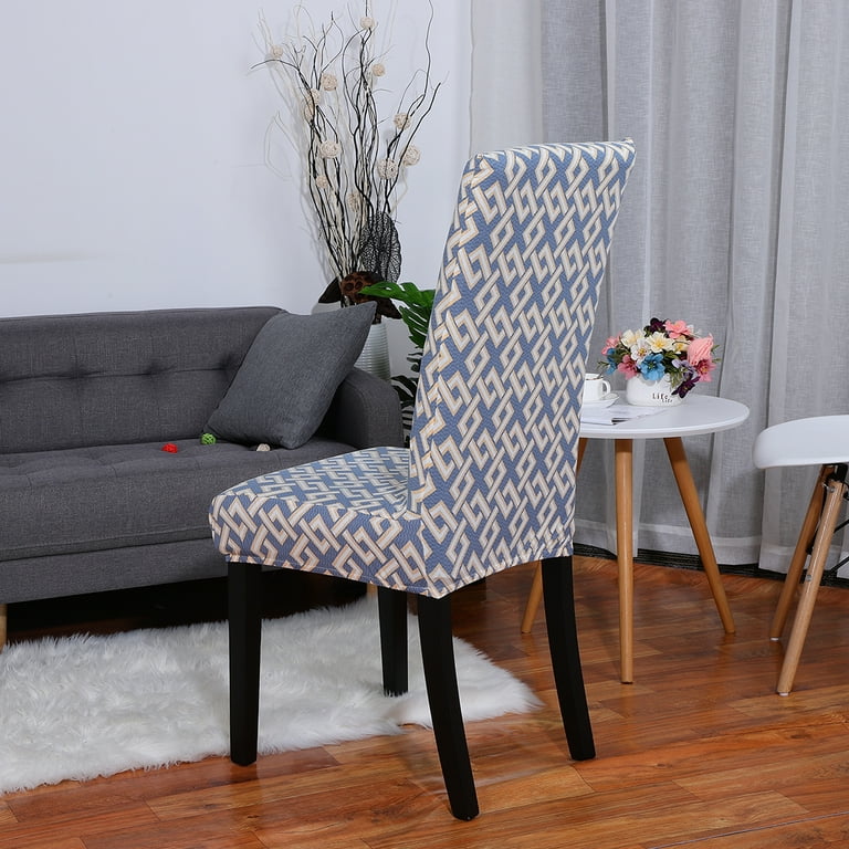 Stretch spandex short slipcover dining chair cover for dining room hotsell