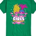 thumbnail image 3 of Trolls - Band Together - Girls Rule The World - Toddler and Youth Short Sleeve Graphic T-Shirt, 3 of 5