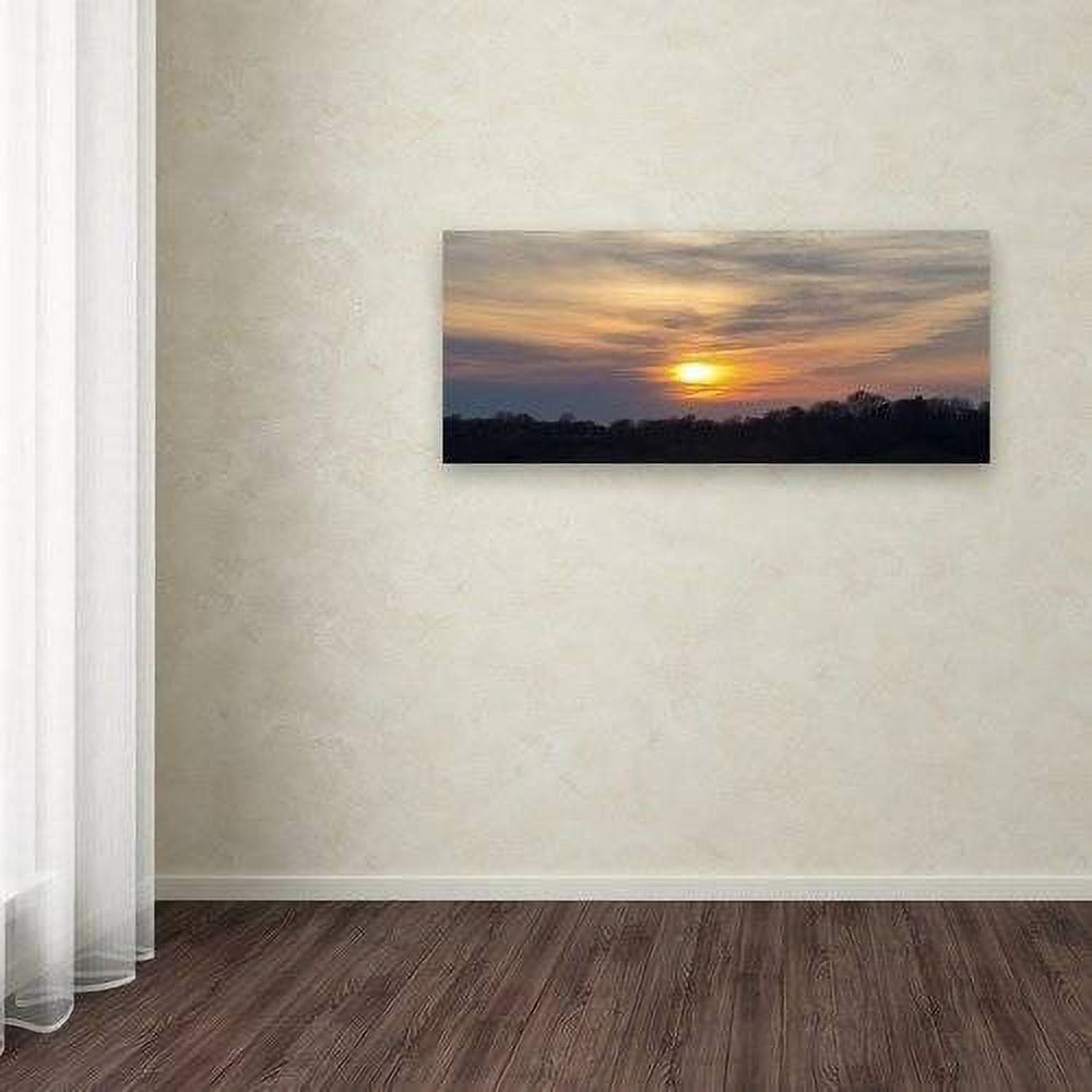 Trademark Fine Art "Sunsets are Beautiful" Canvas Art by Kurt Shaffer