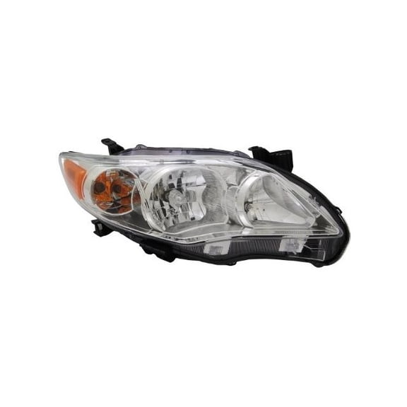 Right Headlight Assembly - Compatible with 2011 - 2013 Toyota Corolla Sedan 2012