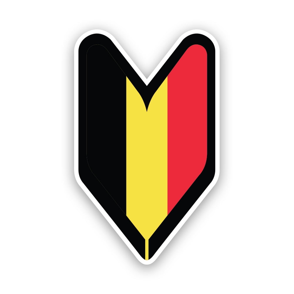 Belgian Driver Badge Sticker Decal Self Adhesive Vinyl Weatherproof belgian-driver-badge-sticker-decal-self-adhesive-vinyl-weatherproof